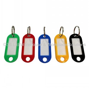 5 Star Office Key Label Fobs 20 Pack